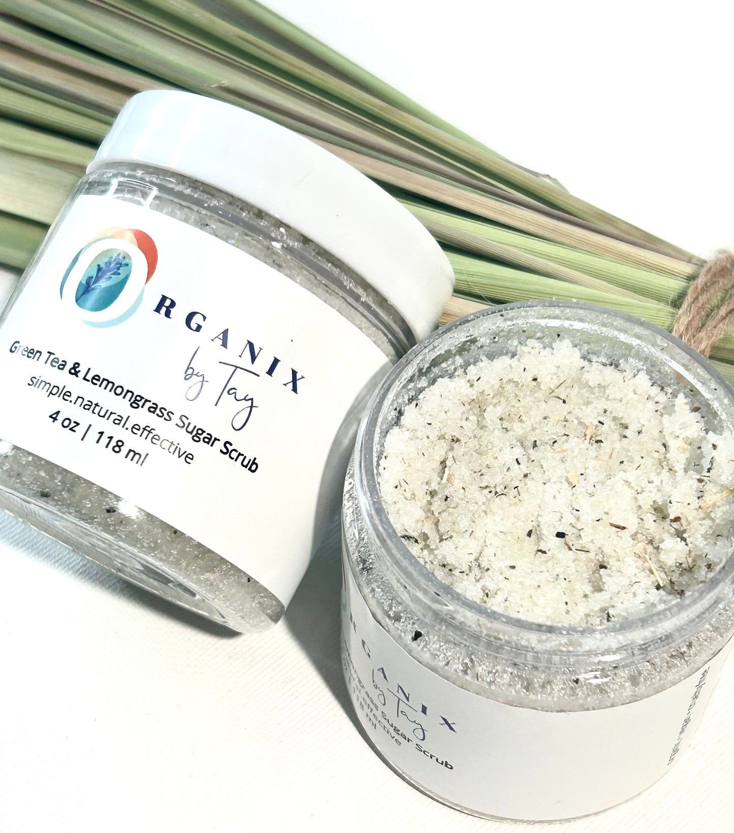 Green Tea & Lemongrass Sugar Scrub