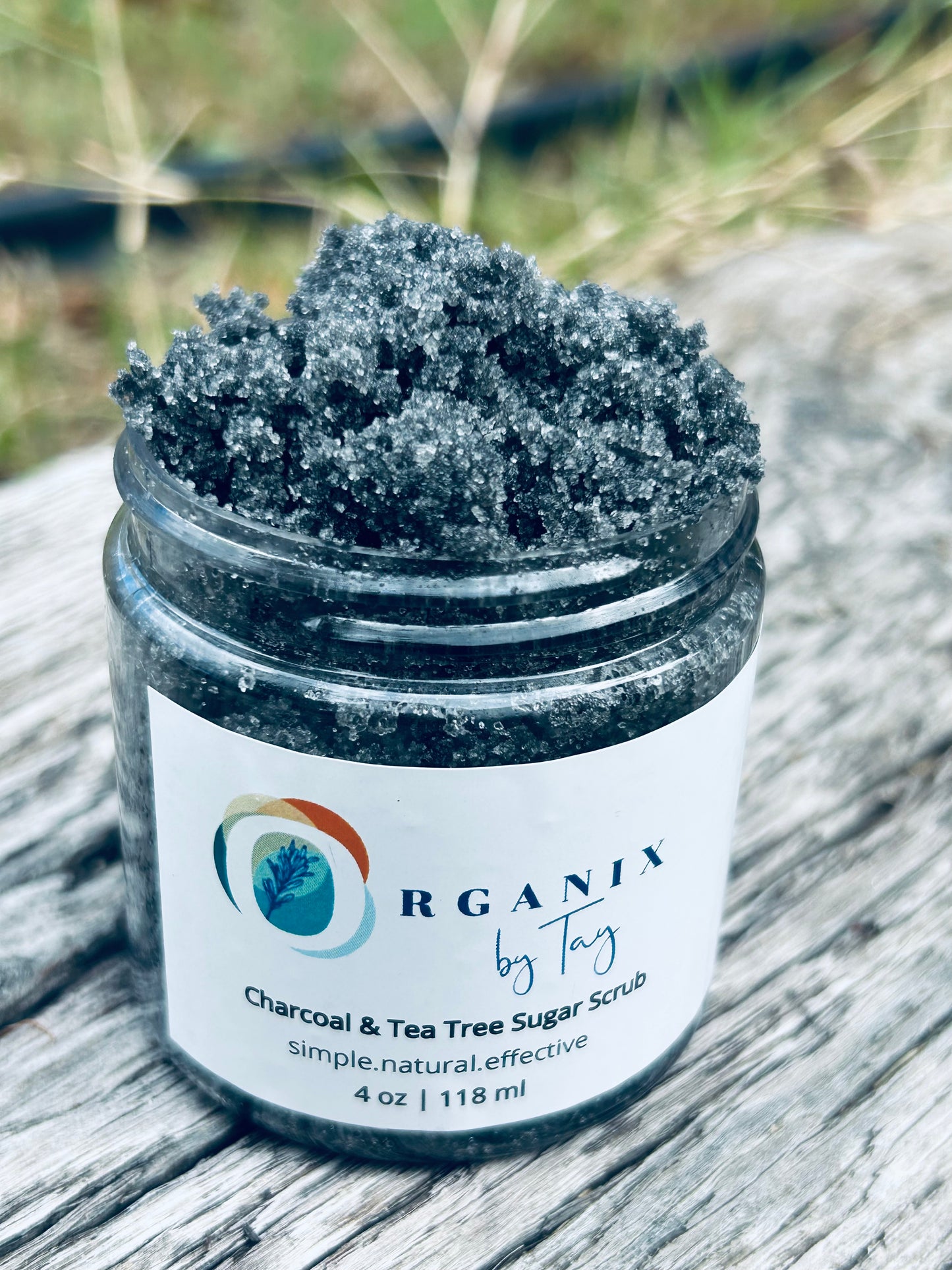 Charcoal & Tea Tree Sugar Scrub