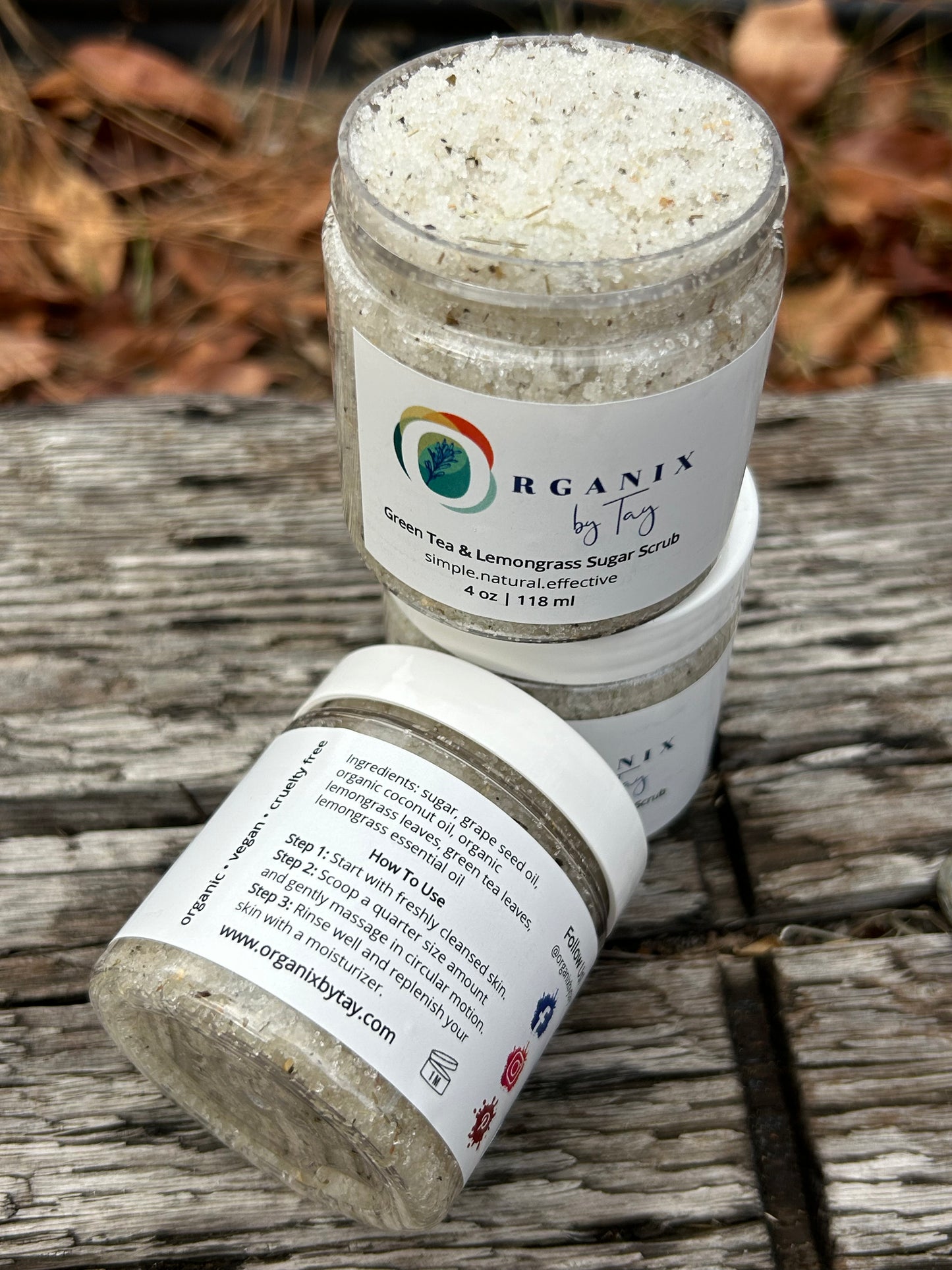 Green Tea & Lemongrass Sugar Scrub