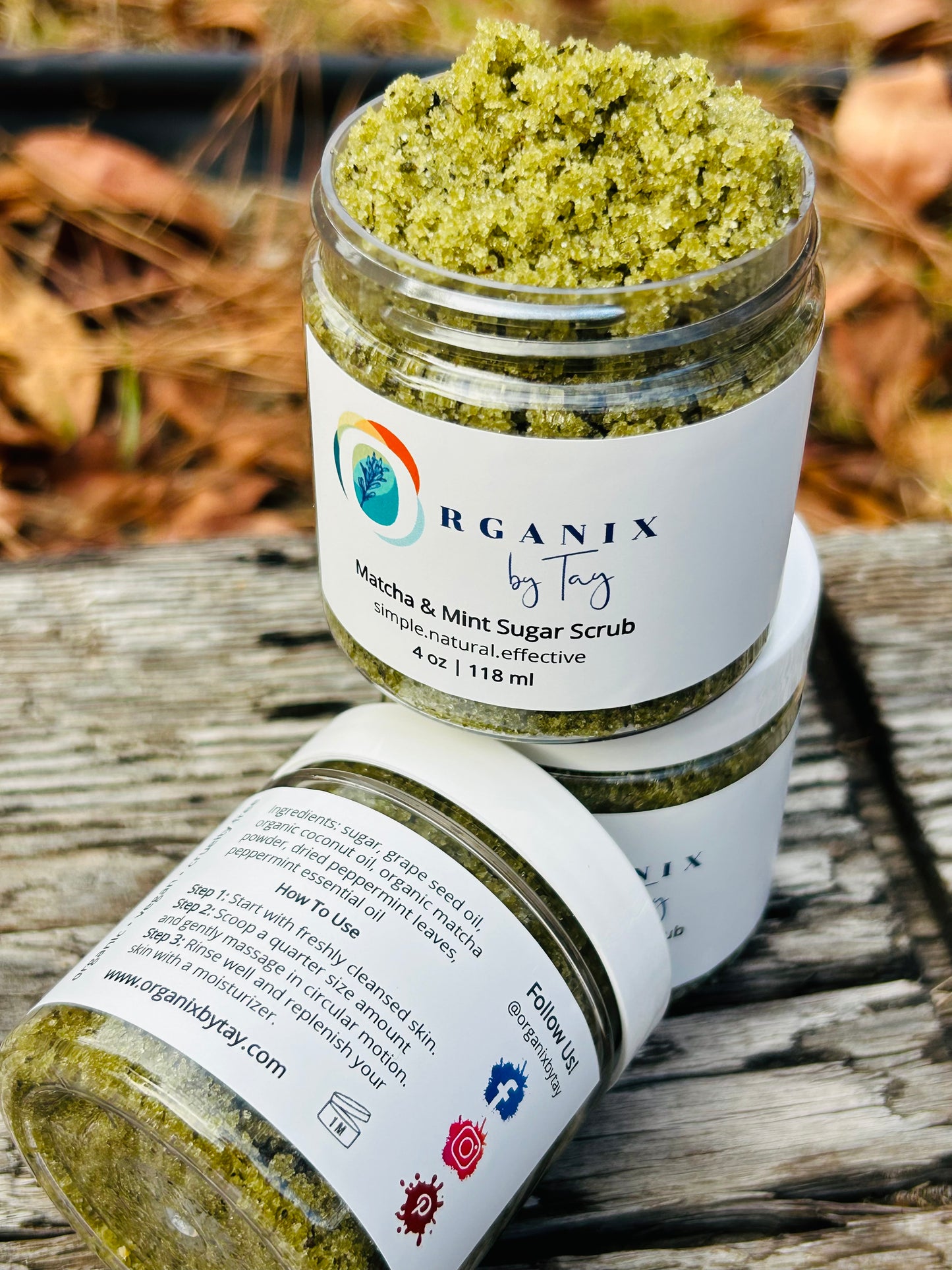 Matcha & Mint Sugar Scrub