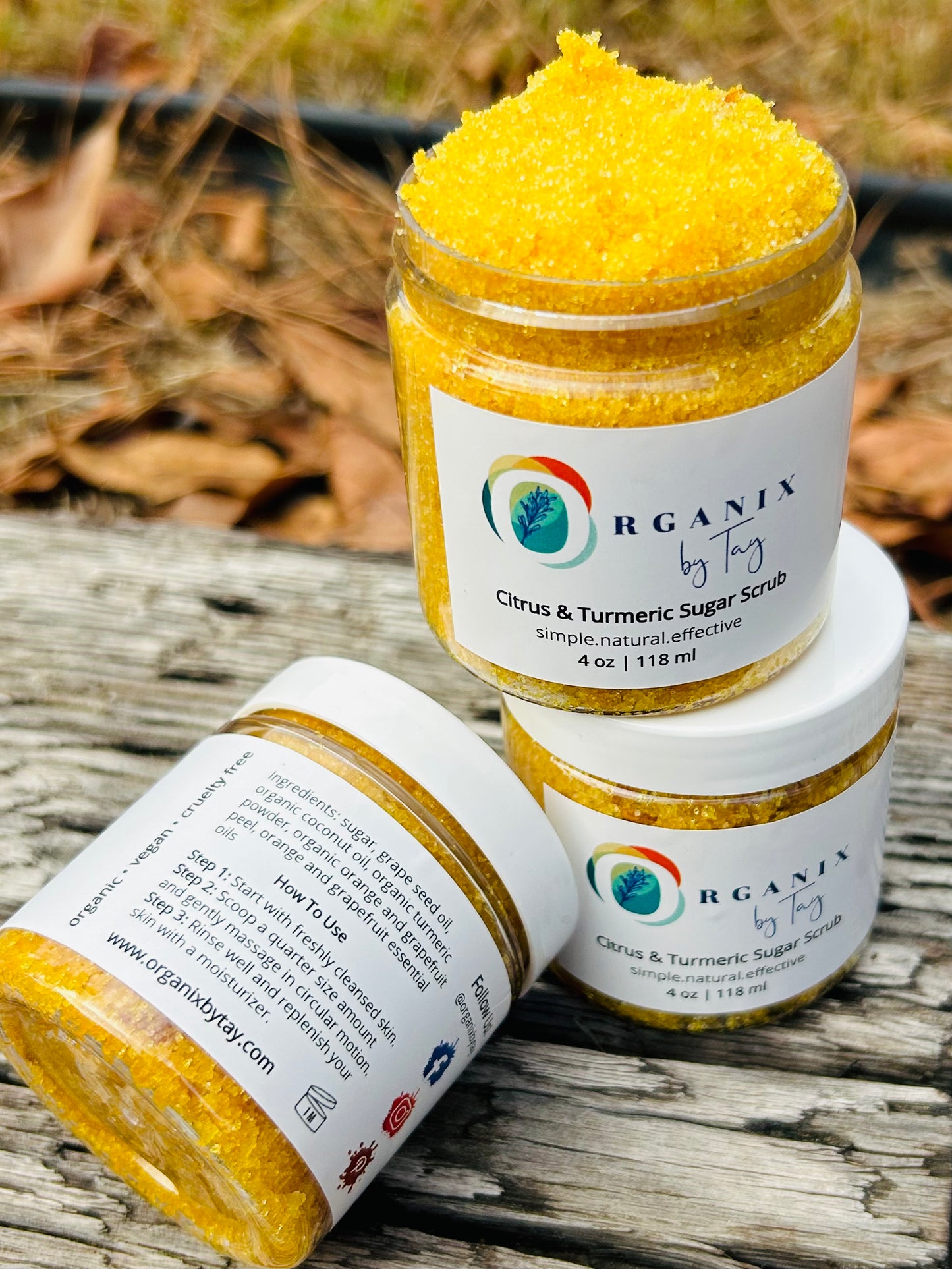Citrus & Turmeric Sugar Scrub