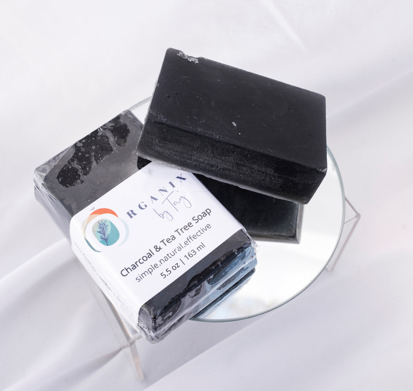 Load image into Gallery viewer, Charcoal &amp;amp; Tea Tree Soap
